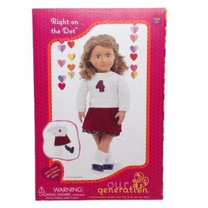 Our Generation Right On The Dot 18" Doll Clothes Outfit American Girl Compatible